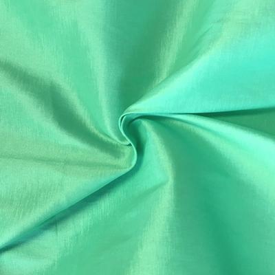 Stretch Taffeta Rod Pocket Curtains - Aqua Green - Image 3