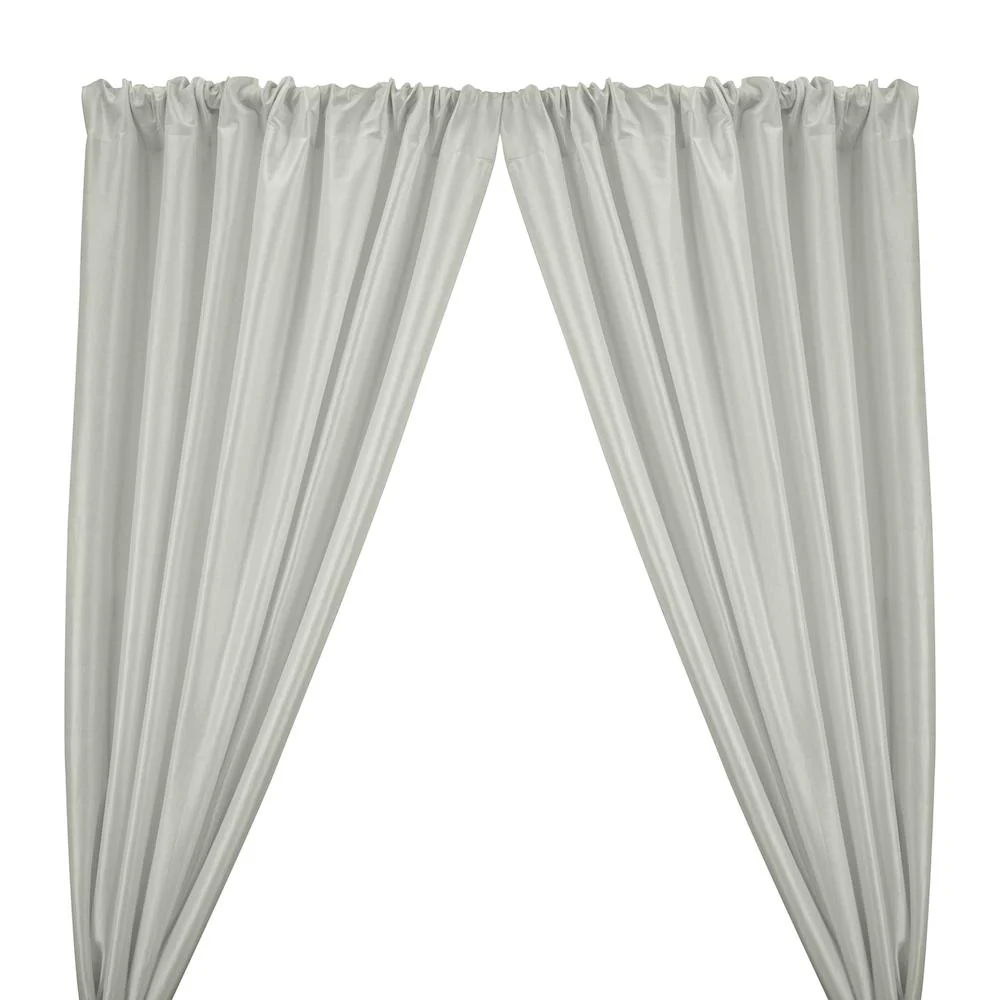 Stretch Taffeta Rod Pocket Curtains - Ivory