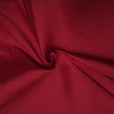 Stretch Taffeta Rod Pocket Curtains - Ruby Red - Image 3