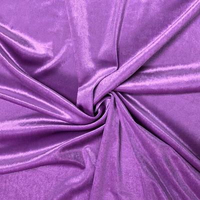Stretch Velvet Rod Pocket Curtains - Lilac - Image 3
