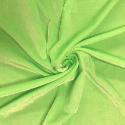 Stretch Velvet Rod Pocket Curtains - Mint Green - Image 3