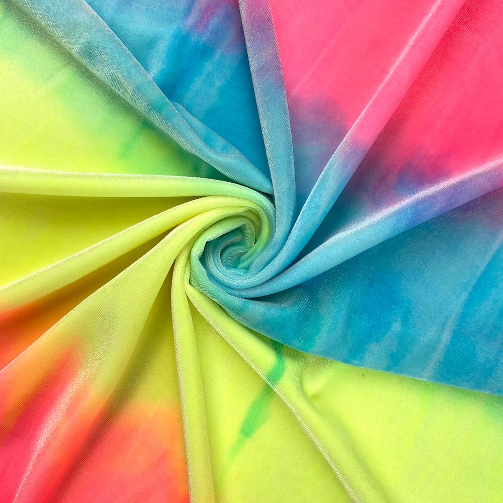 Tie Dye Stretch Velvet - Image 24