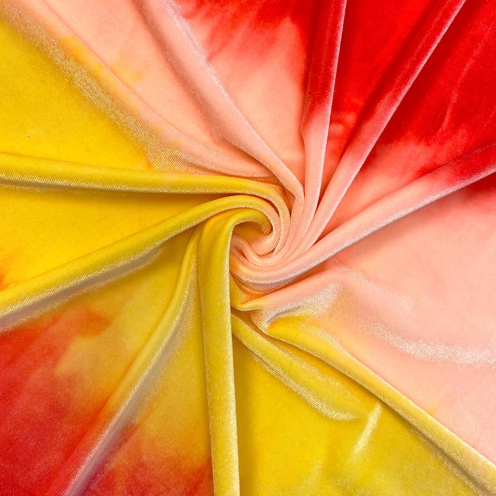 Tie Dye Stretch Velvet - Image 6