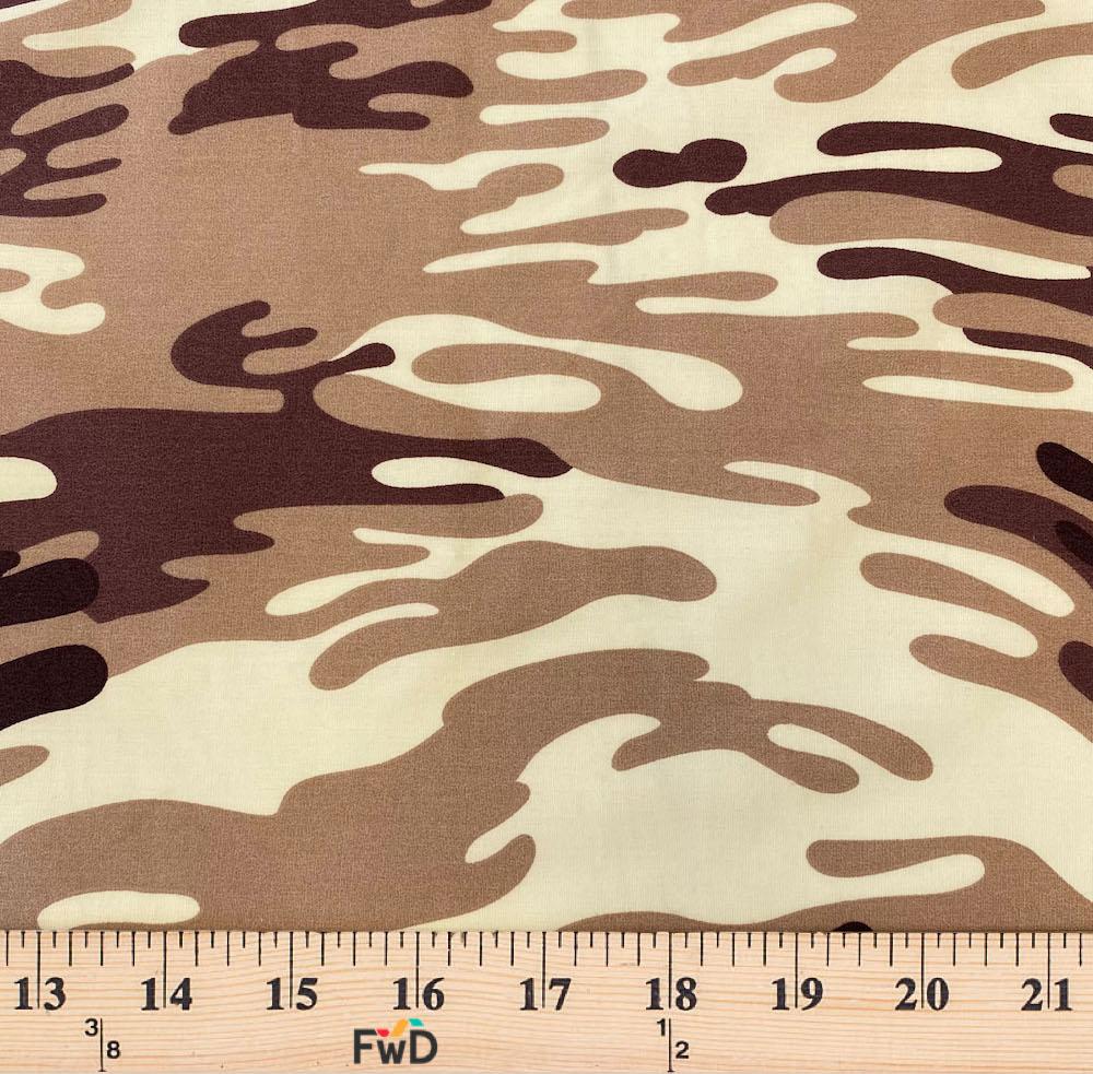 Tiger Camo Print Cotton - Image 13
