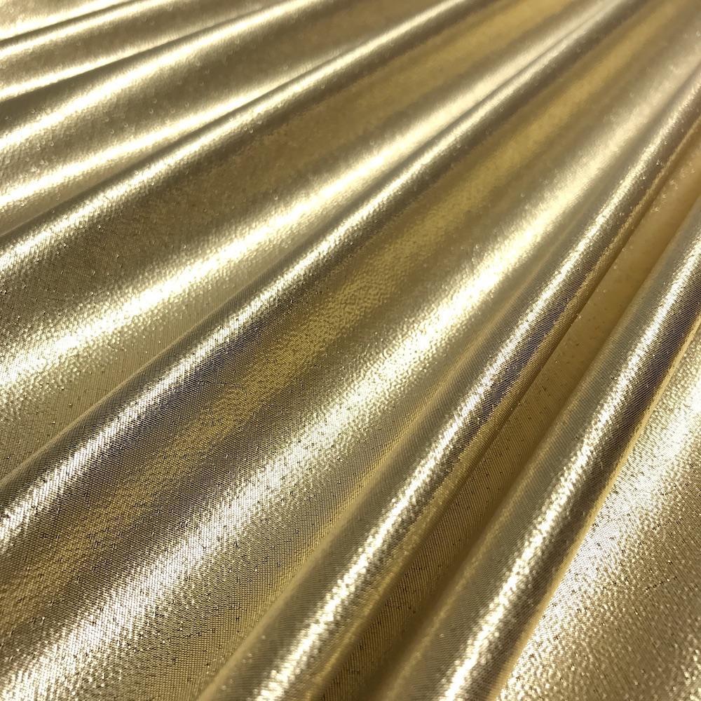 Tissue Lame Rod Pocket Curtains (All Colors Available) - Gold - Image 3