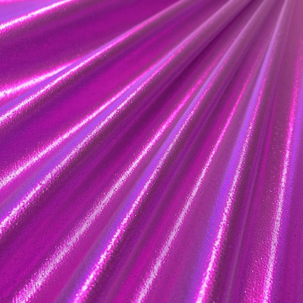 Tissue Lame Rod Pocket Curtains - Purple - Image 3