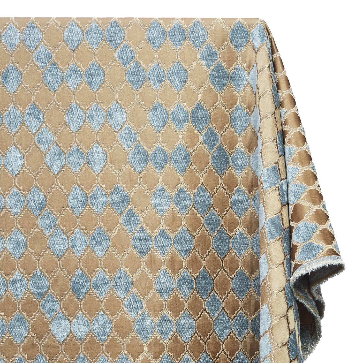 Trellis Chenille Upholstery Brocade Satin Jacquard - Image 6