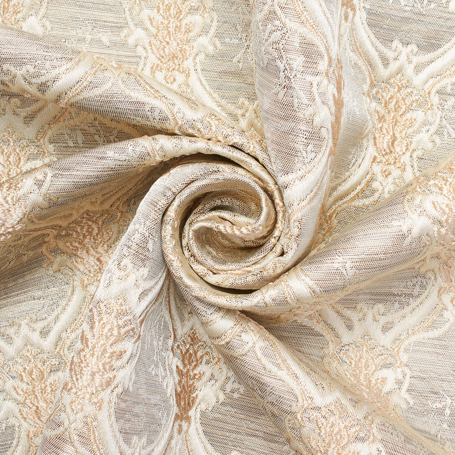 Trellis Geometric Extra Wide Two Tone Metallic Jacquard - Image 3
