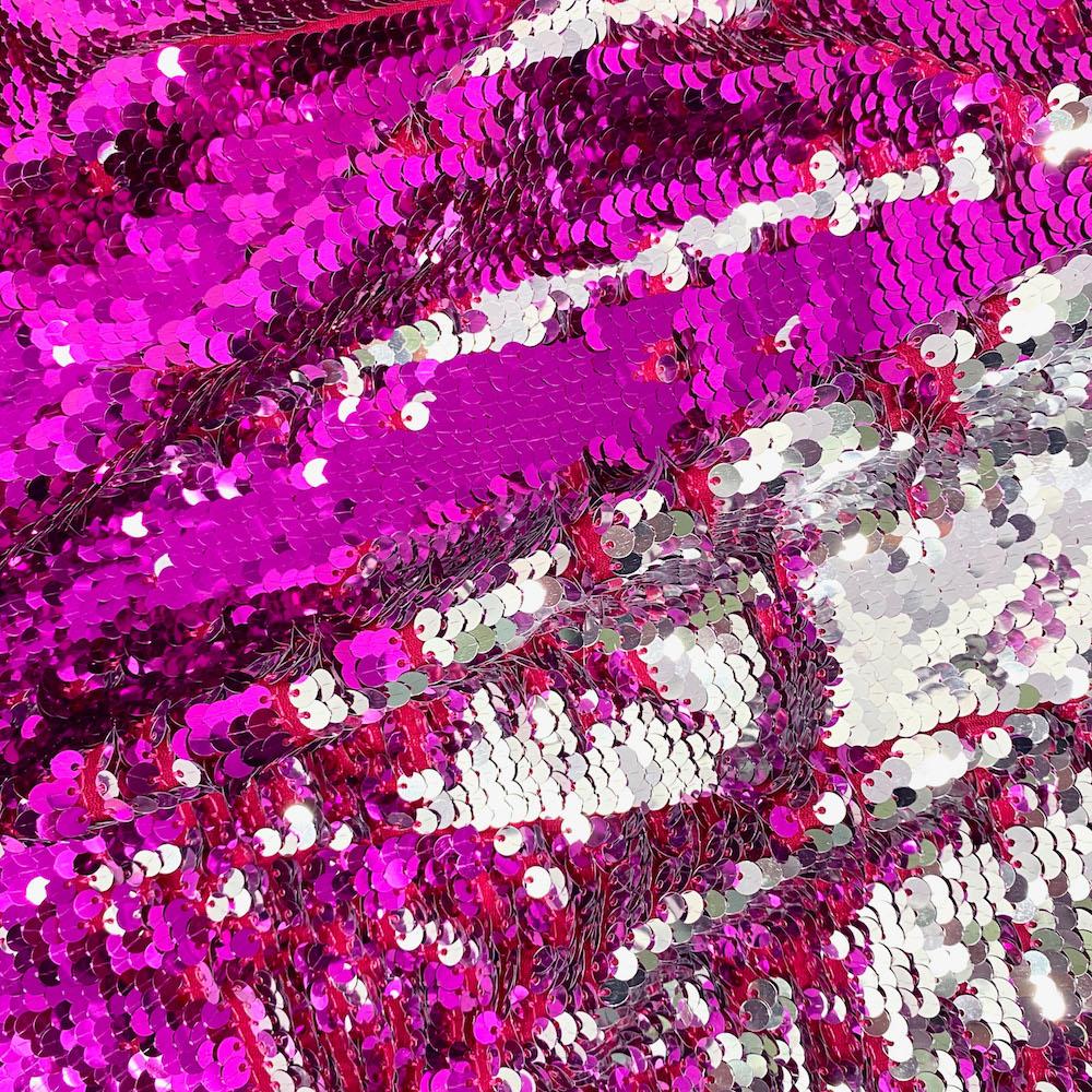 Two-Sided Reversible Sequins On Stretch Mesh - Image 34