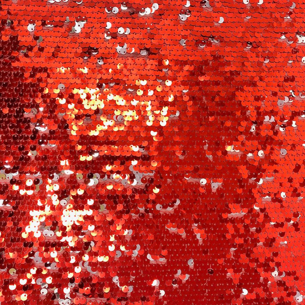 Two-Sided Reversible Sequins On Stretch Mesh - Image 7