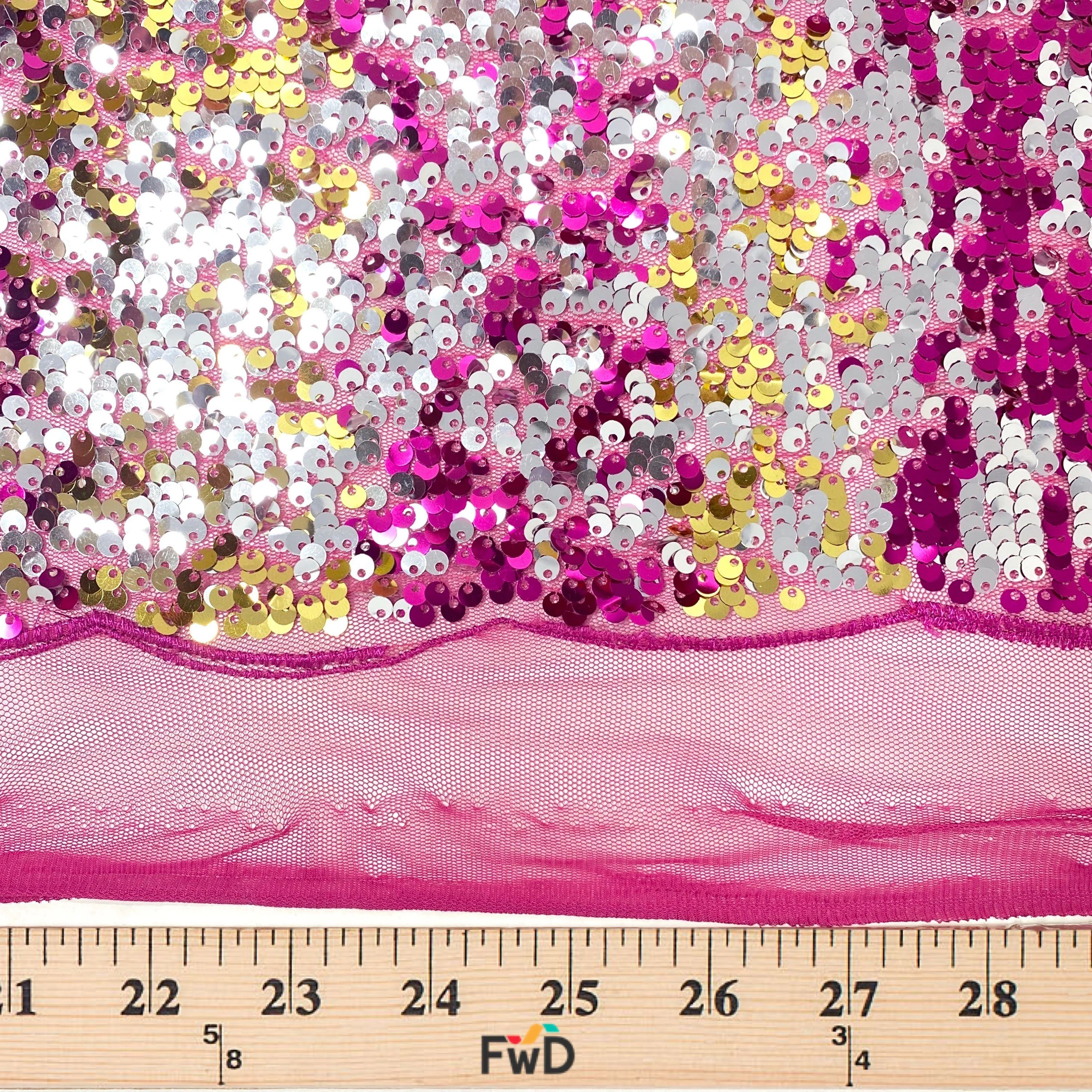 Two-Tone Reversible Sequins on Mesh - Image 3