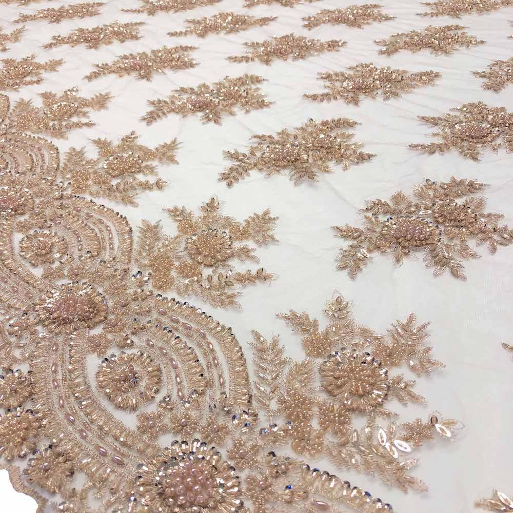 Viburnum Bridal Lace Beaded Fabric - Image 18