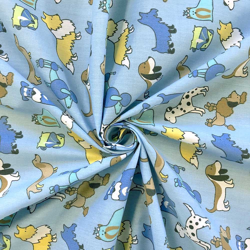 Westminster Blue Print Broadcloth - Image 4