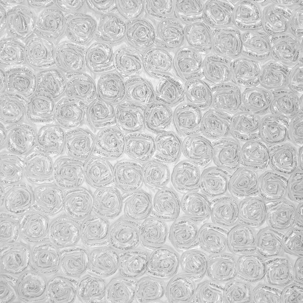 White Trim Rosette