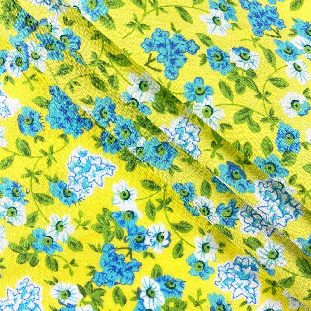 Yellow Primrose Print Broadcloth - Image 2