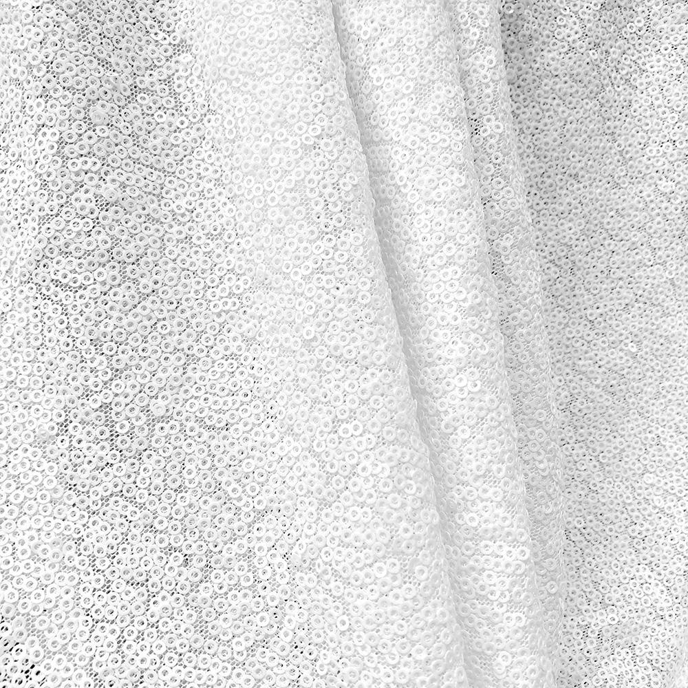 Zigzag Starlight Micro Sequins On Stretch Mesh - Image 3