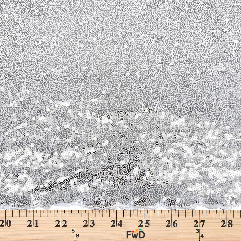 Zigzag Starlight Micro Sequins On Stretch Mesh - Image 67